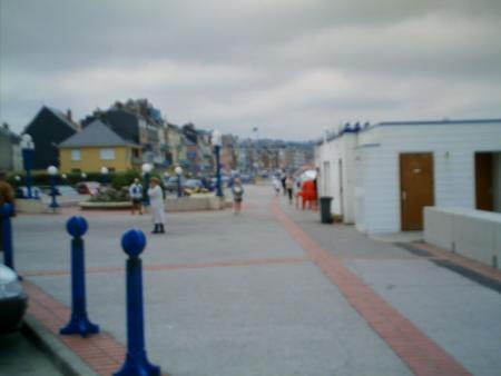 vue sur la digue du treport